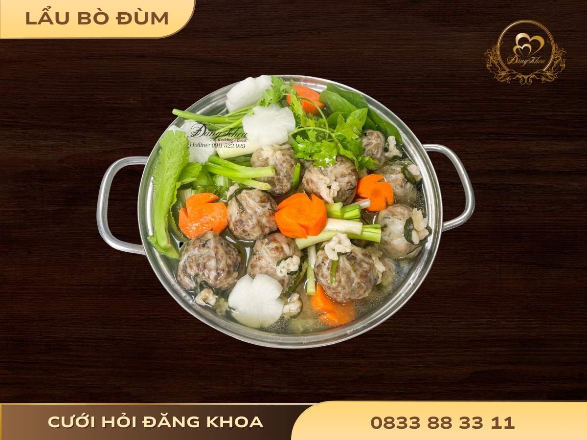 Lẩu bò đùm