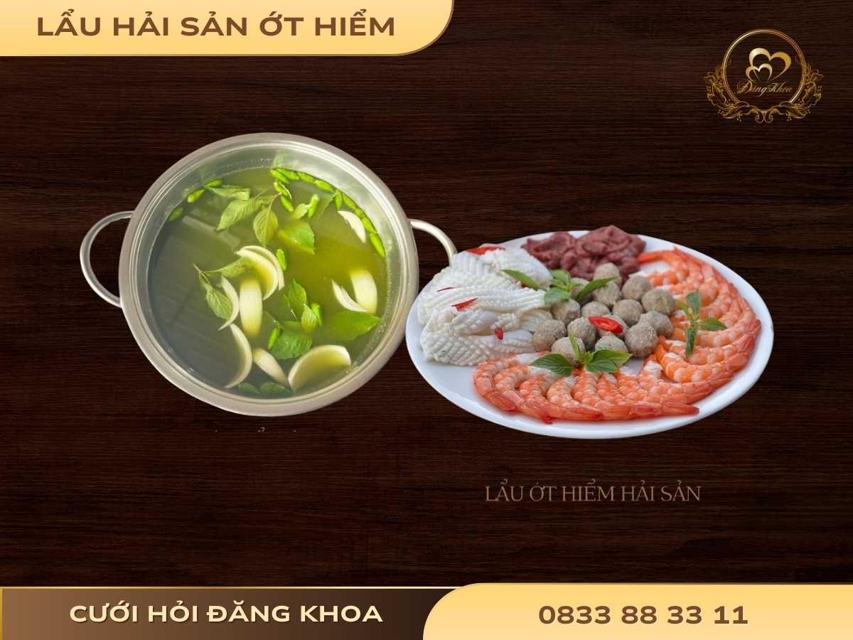 Lẩu hải sản ớt hiểm