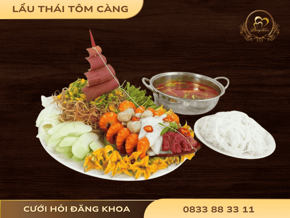   Lẩu Thái tôm càng