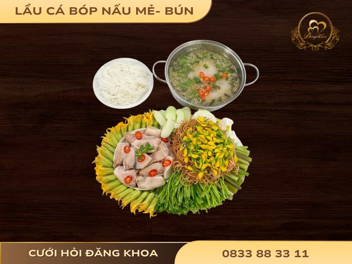 Lẩu cá bóp nấu mẻ