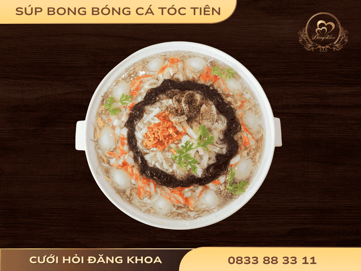 Súp bong bóng cá tóc tiên