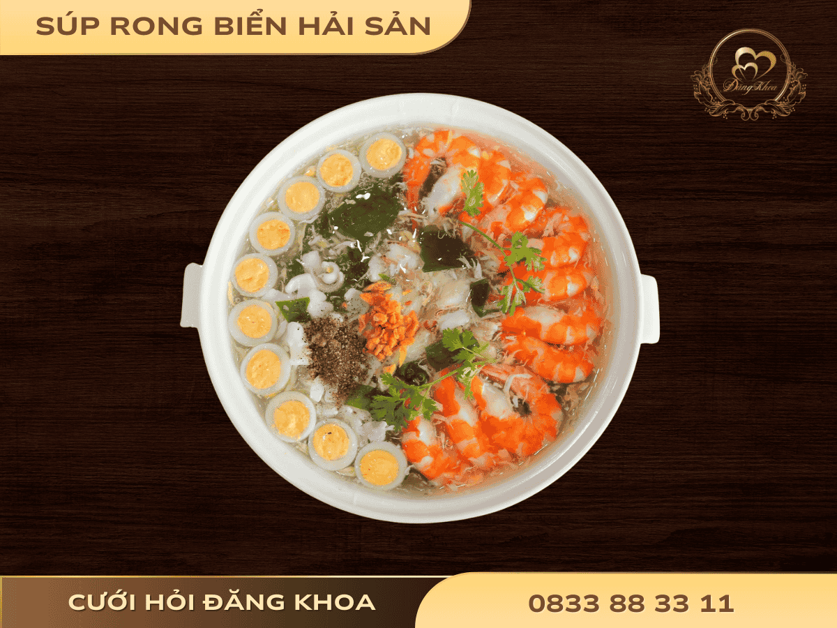 Súp rong biển hải sản