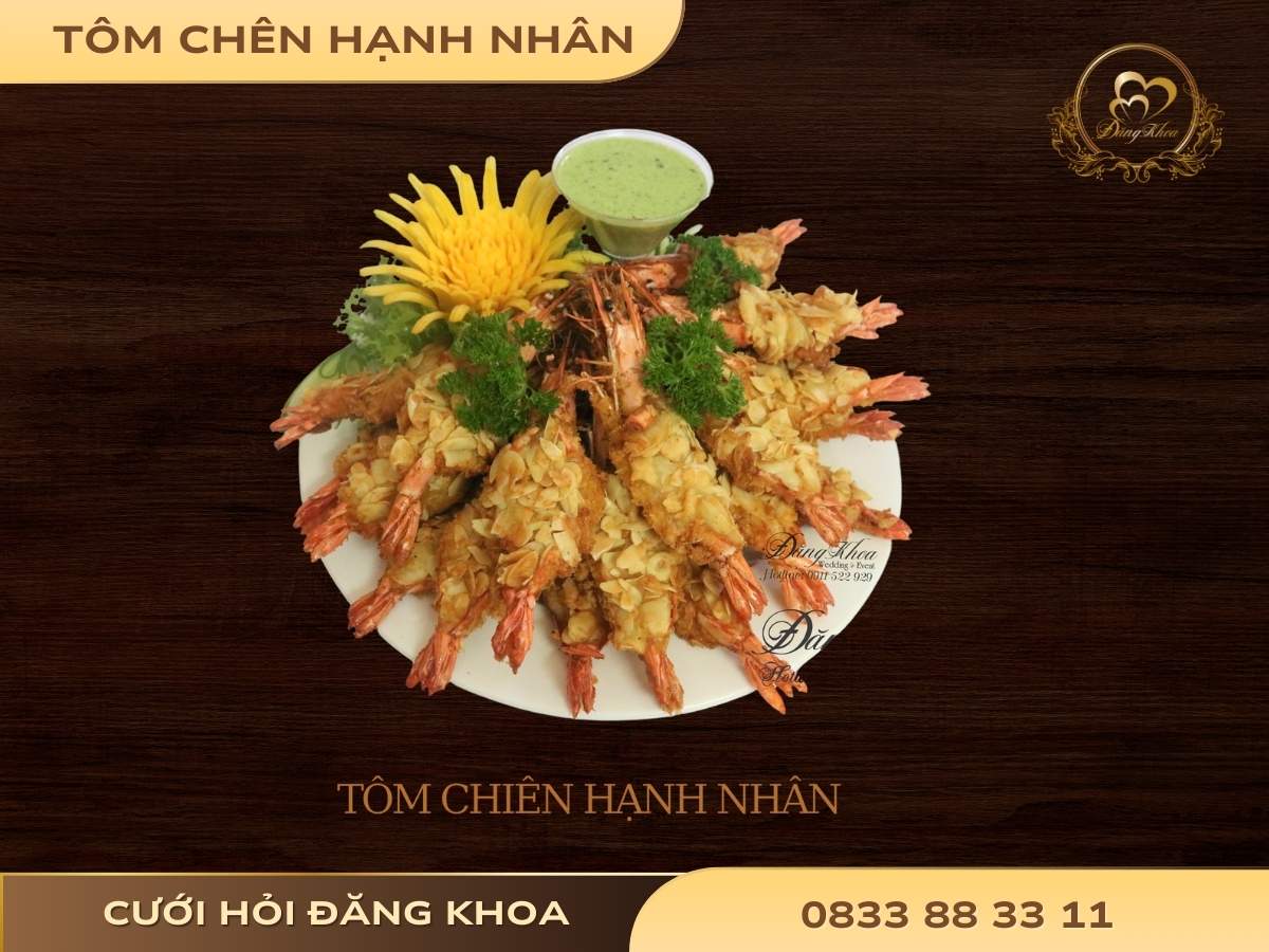 Tôm chiên hạnh nhân